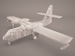 cl 415 firefighter Modelo 3D