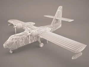 cl 415 firefighter 3D Model