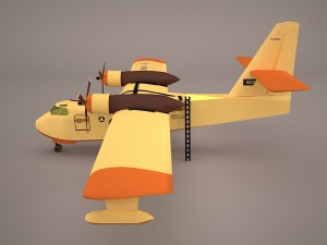 cl 415 firefighter Modelo 3D