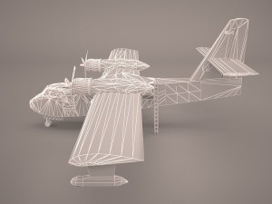 cl 415 firefighter Modelo 3D