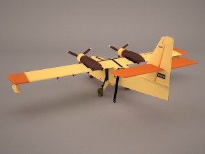 cl 415 firefighter Modelo 3D