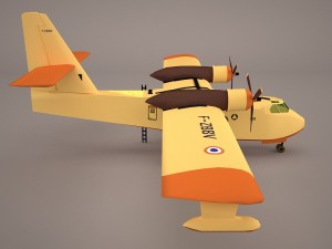 cl 415 firefighter Modelo 3D