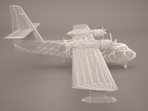 cl 415 firefighter Modelo 3D