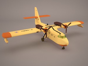 cl 415 firefighter Modelo 3D