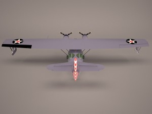 consolidated pby 5 catalina poser vue 3D Model