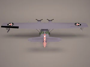 consolidated pby 5 catalina poser vue 3D Model