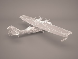 consolidated pby 5 catalina poser vue 3D Model
