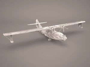 consolidated pby 5 catalina poser vue 3D Model