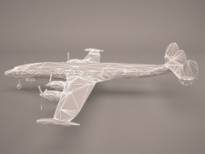 airbus a340-300 iberia Model 3D