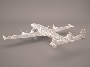 airbus a340-300 iberia Model 3D