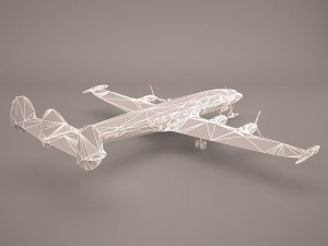 airbus a340-300 iberia Model 3D