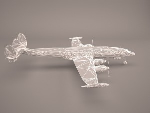 airbus a340-300 iberia Model 3D