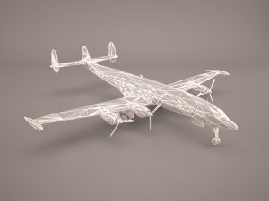 airbus a340-300 iberia Model 3D