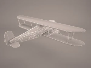 curtiss condor v05 3D Model