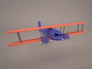curtiss condor v05 3D Model