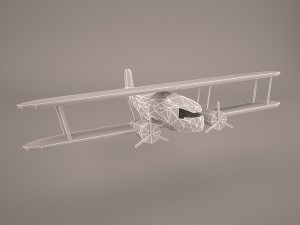 curtiss condor v05 3D Model