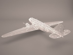 douglas dc-3 3D-Modell