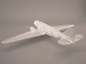 douglas dc-3 3D Model