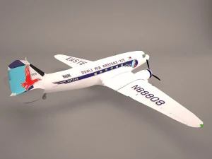 douglas dc-3 3D Model