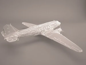 douglas dc-3 3D Model