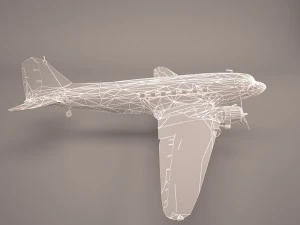 douglas dc-3 3D Model