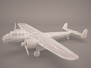 dornier do-17z-2 3D Модель