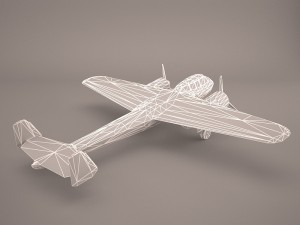 dornier do-17z-2 3D Модель