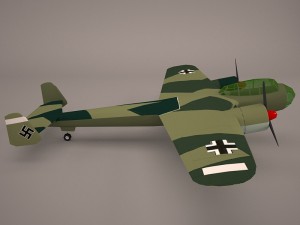 dornier do-17z-2 3D Модель