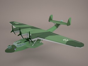 dornier do 24 Modello 3D