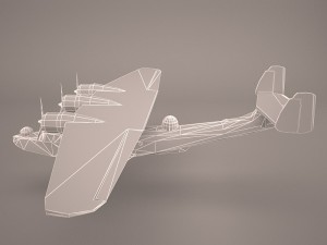 dornier do 24 3D Модель