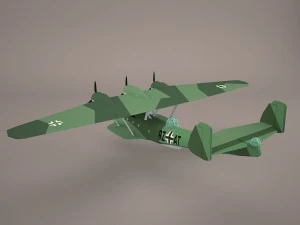 dornier do 24 3D Model