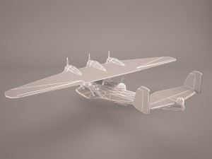 dornier do 24 3D Модель