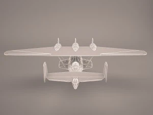 dornier do 24 3D Model