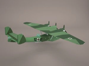 dornier do 24 3D Model