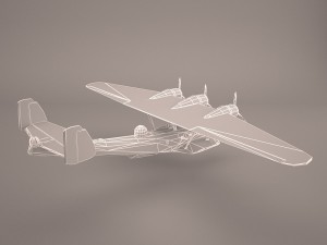 dornier do 24 3D Модель