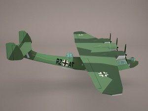 dornier do 24 3D Модель