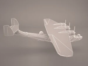 dornier do 24 3D Model