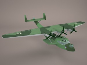 dornier do 24 3D Модель