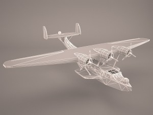 dornier do 24 3D Модель