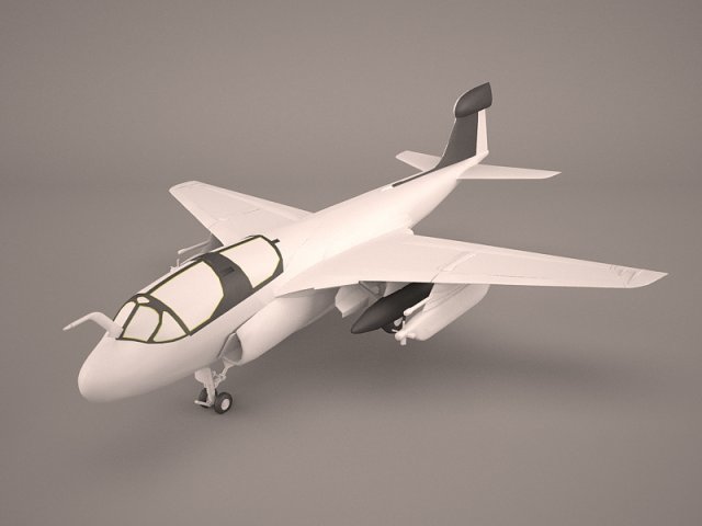 ea-6b prowler vaq-132 scorpions cag Modèle 3D .c4d .max .obj .3ds .fbx .stl .blend 