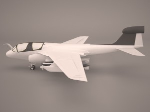 ea-6b prowler vaq-132 scorpions cag Modèle 3D