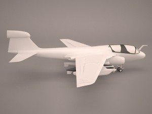 ea-6b prowler vaq-132 scorpions cag Modèle 3D