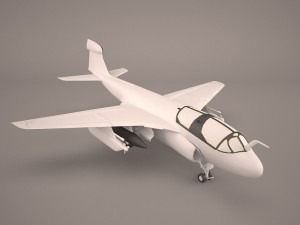 ea-6b prowler vaq-132 scorpions cag Modèle 3D