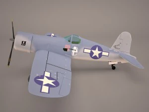 airplane f4u corsair fighter 3D Model