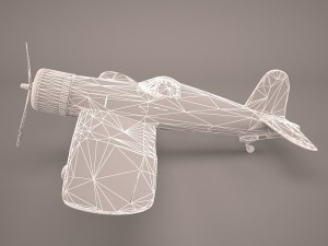 airplane f4u corsair fighter 3D 모델