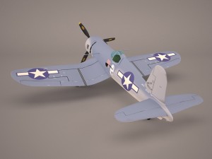 airplane f4u corsair fighter 3D 모델