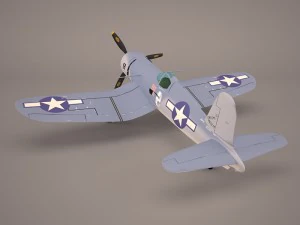 airplane f4u corsair fighter 3D Model