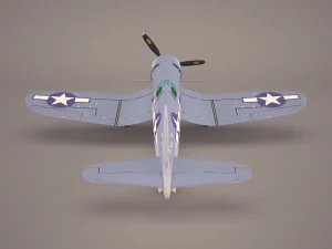 airplane f4u corsair fighter 3D Model
