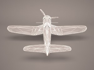 airplane f4u corsair fighter 3D 모델