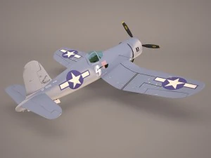 airplane f4u corsair fighter 3D Model